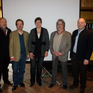 v.l.n.r. G. Drüten, Dr. A. Müller, C. Geiß-Netthöfel, P. Kiehlmann, M. Wegner