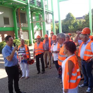 SPD-Kreistagsfraktion Wesel bei der MVA Asdonkshof in Kamp-Lintfort
